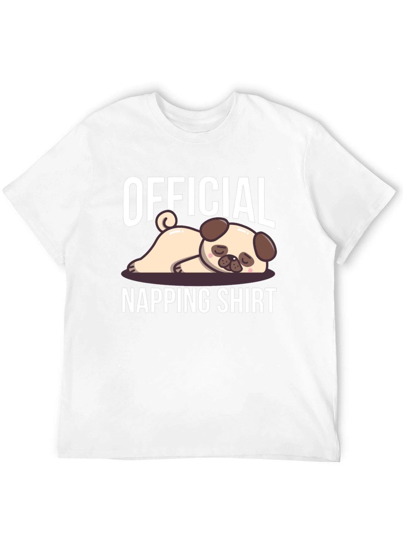 Official Napping Shirt Pug T-Shirt