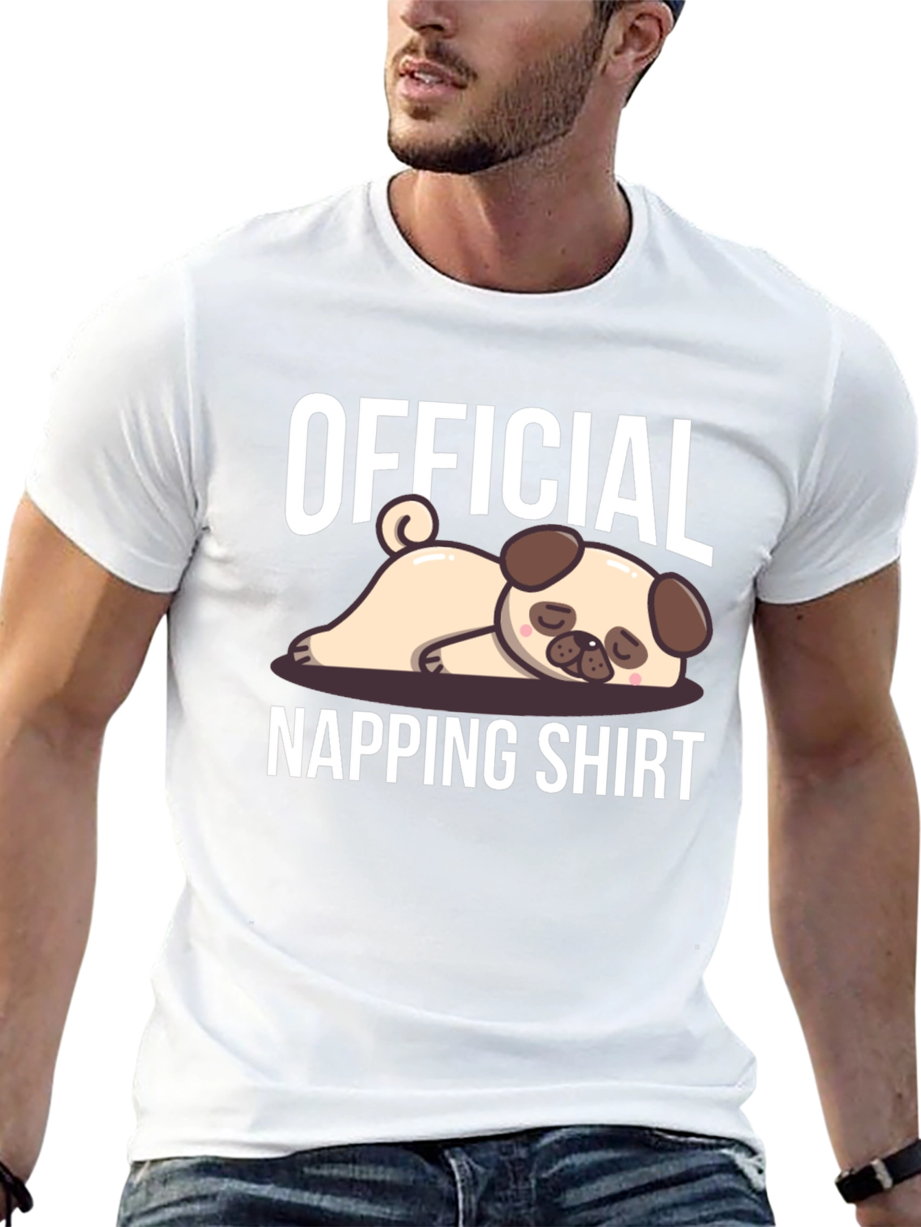 Official Napping Shirt Pug T-Shirt