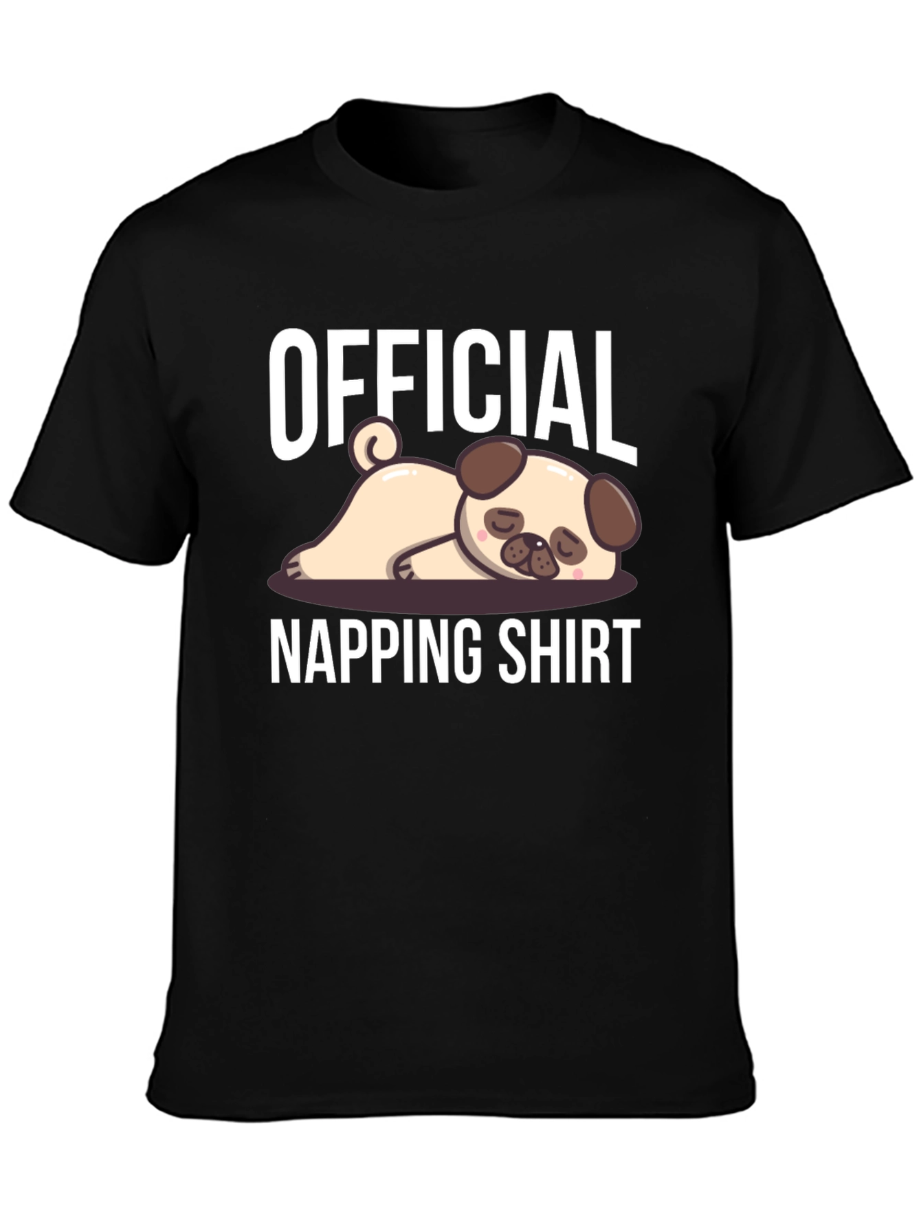 Official Napping Shirt Pug T-Shirt