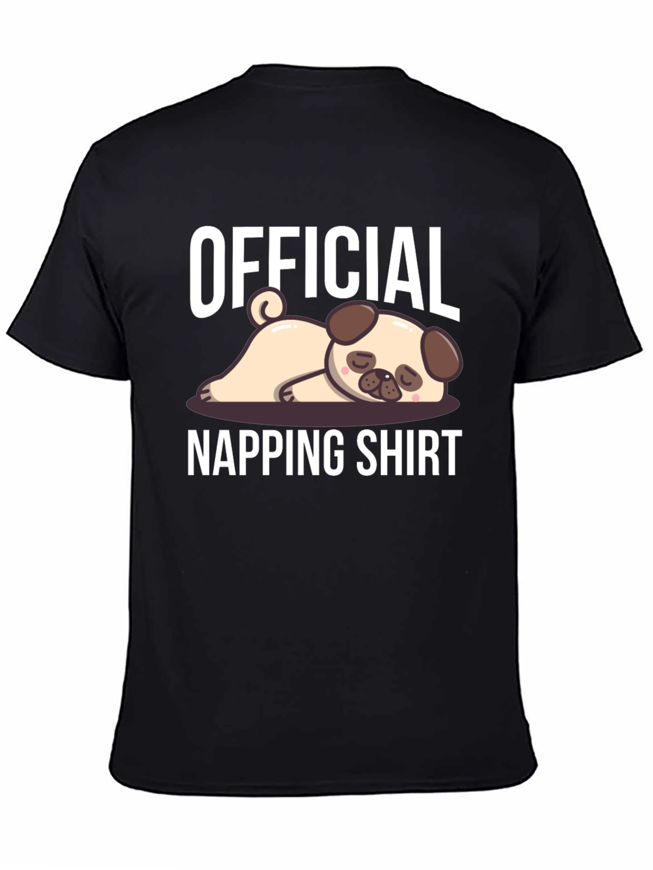 Official Napping Shirt Pug T-Shirt