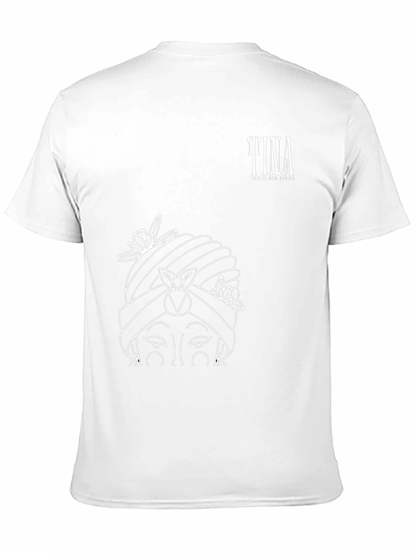 Tina This is New Africa Black Graphic Tee