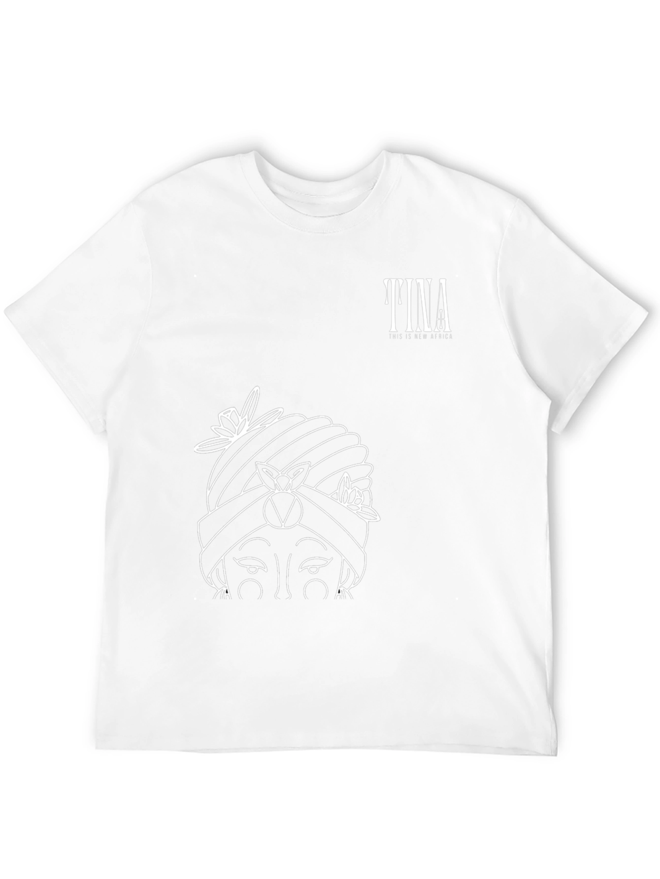 Tina This is New Africa Black Graphic Tee