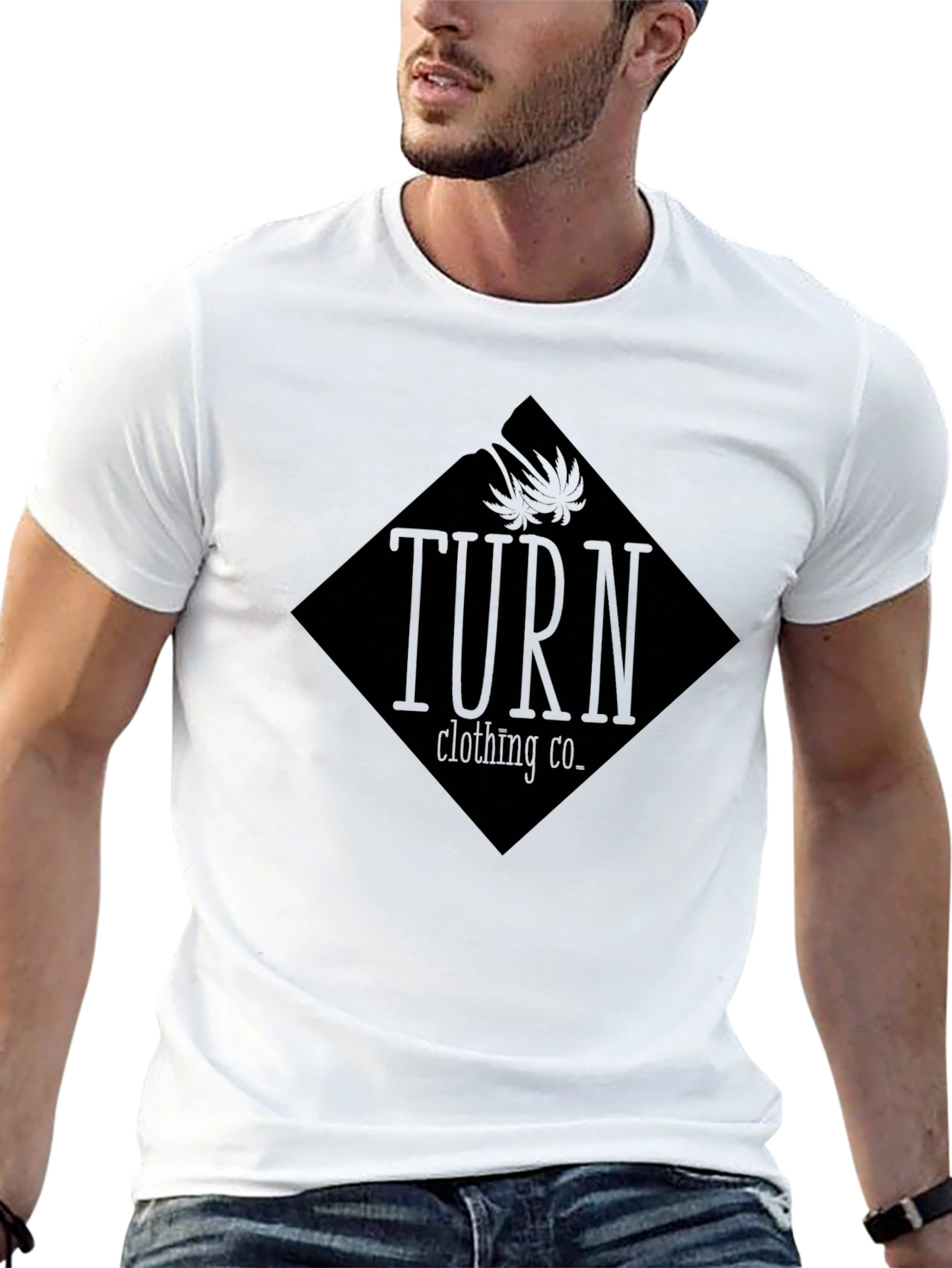 Turn Clothing Co. Black Graphic Tee