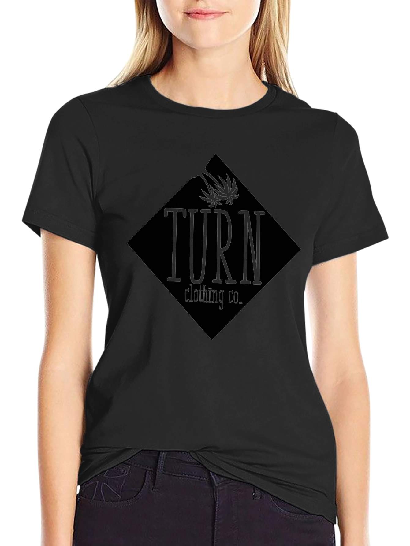 Turn Clothing Co. Black Graphic Tee