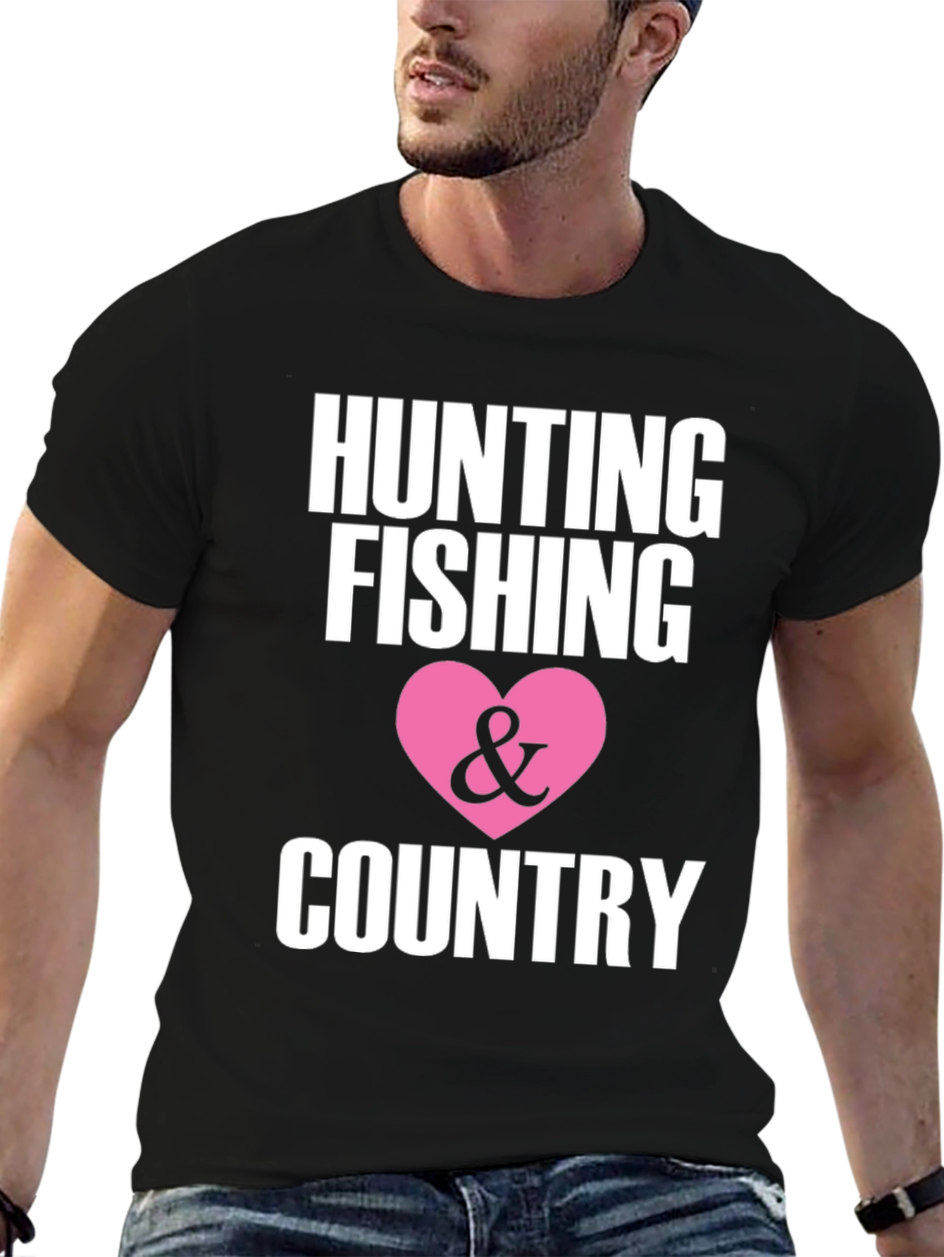Hunting Fishing Country Graphic Tee