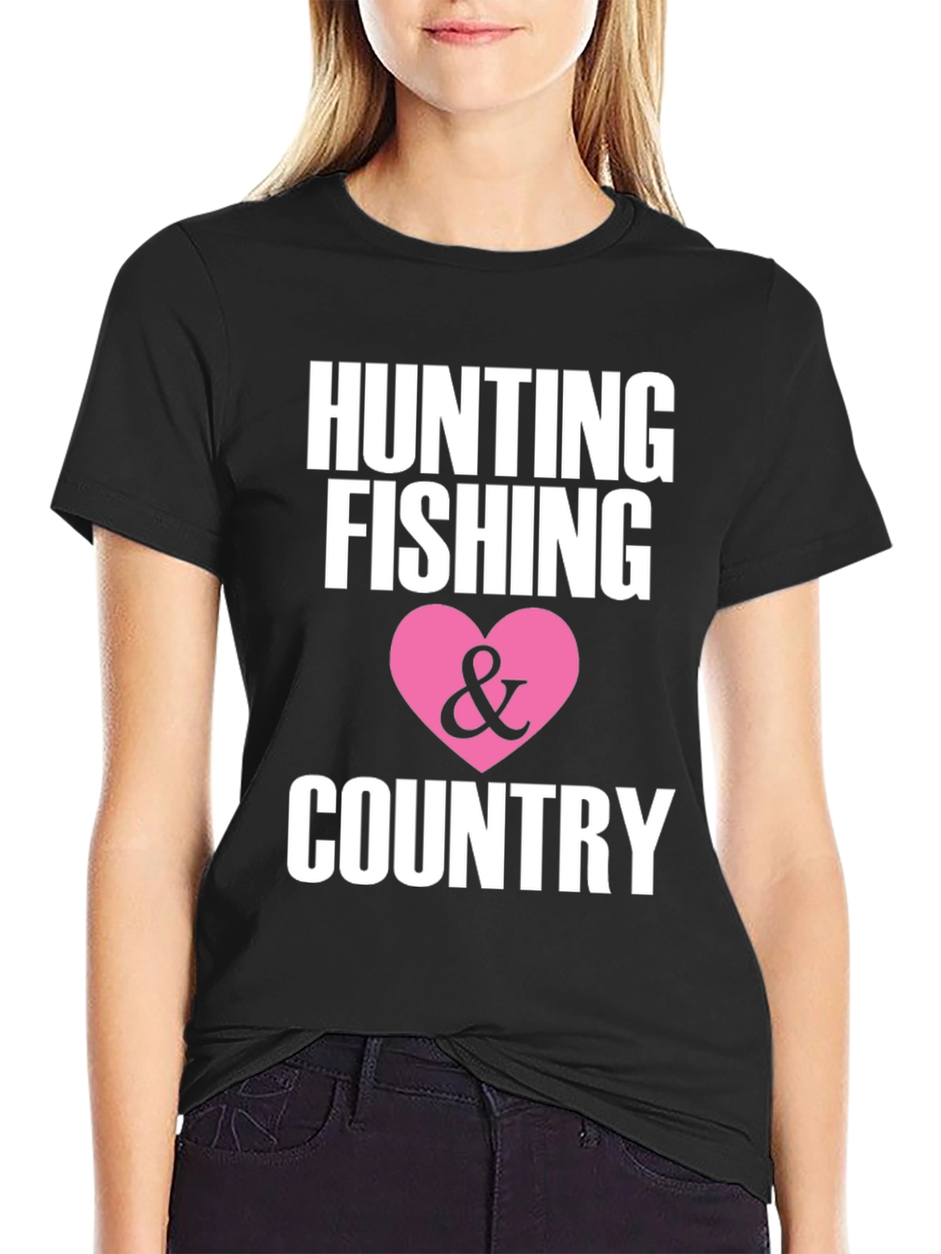 Hunting Fishing Country Graphic Tee