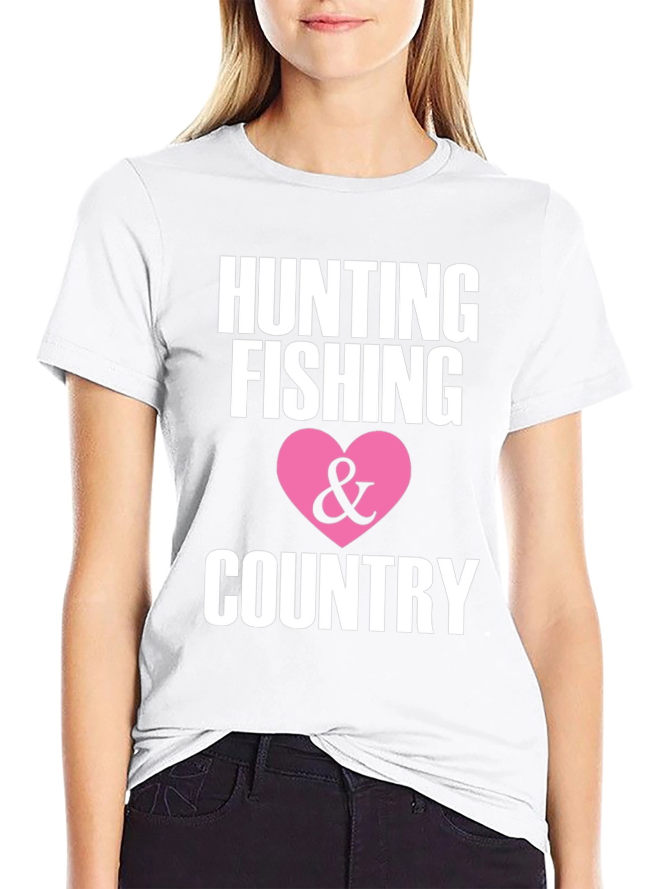 Hunting Fishing Country Graphic Tee