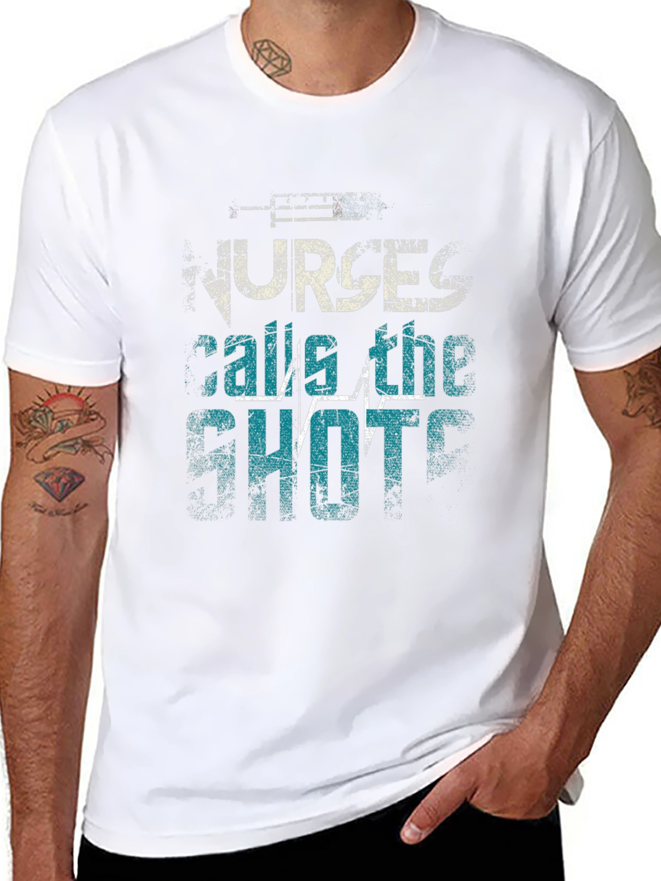 Nurses Call the Shots Graphic T-Shirt