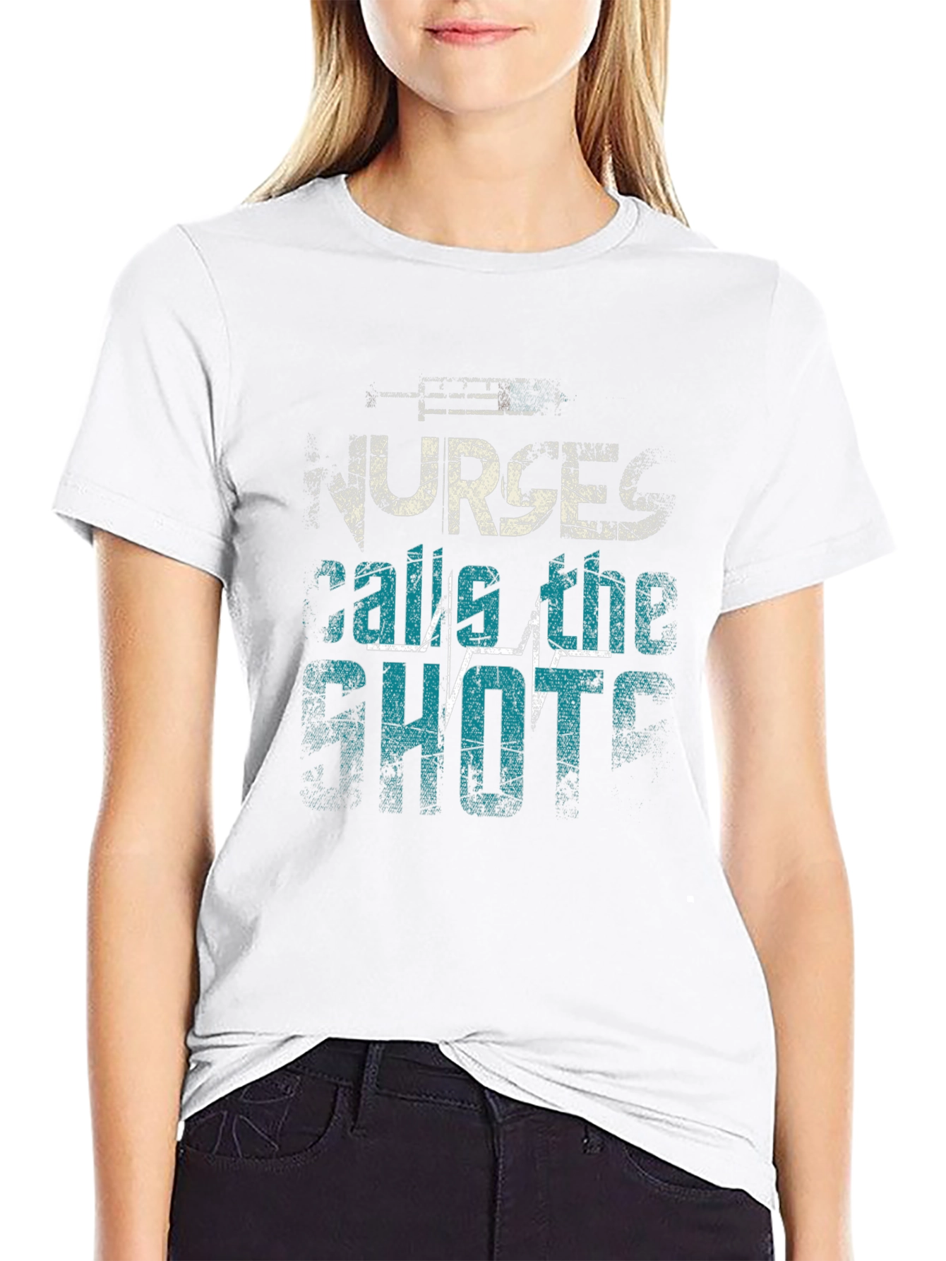 Nurses Call the Shots Graphic T-Shirt