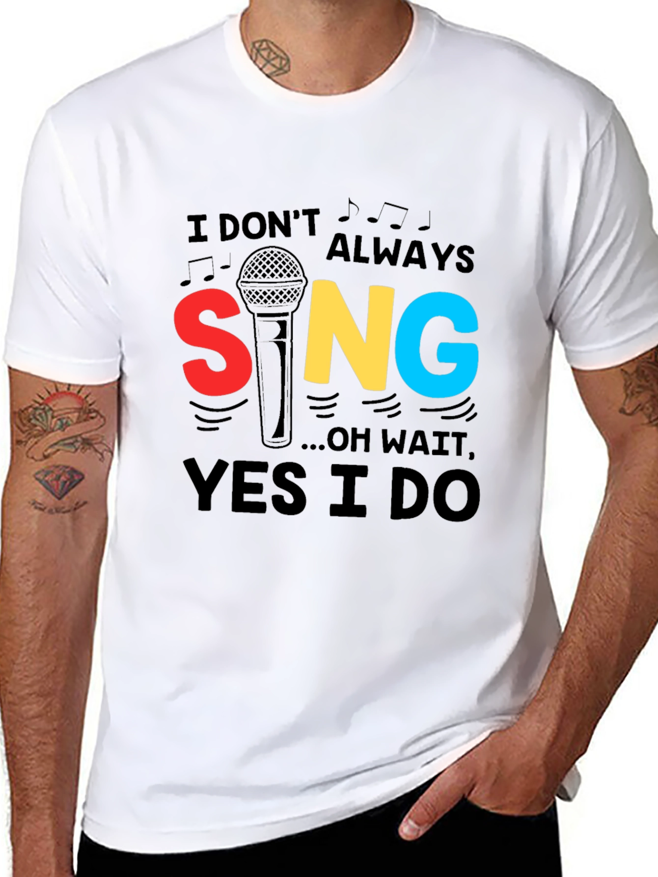 Singers Statement Black T-Shirt