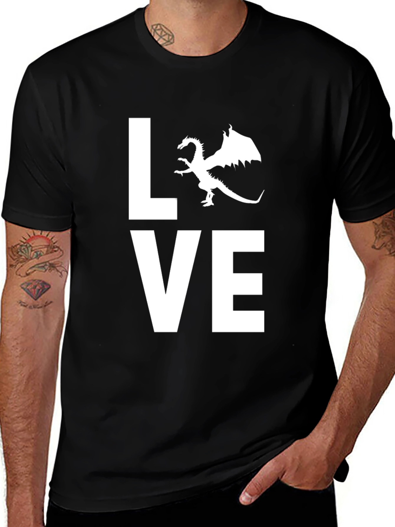 Dragon Love T-Shirt - Graphic Tee