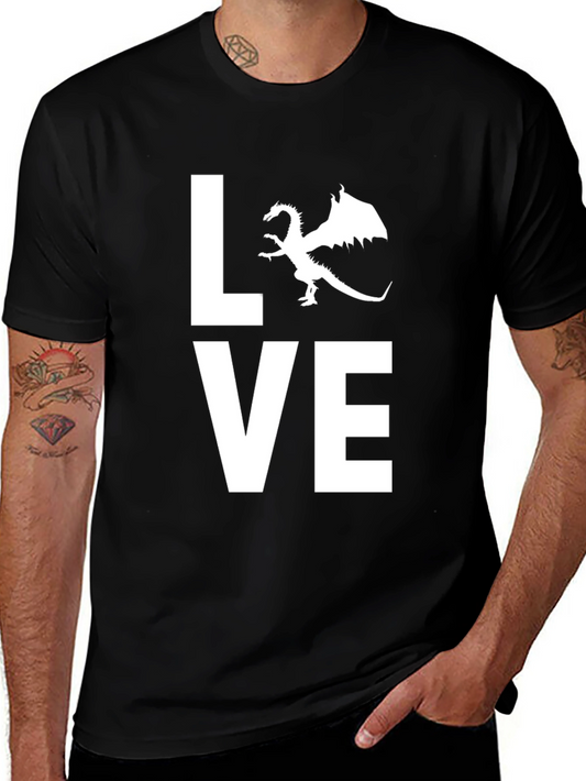 Dragon Love T-Shirt - Graphic Tee