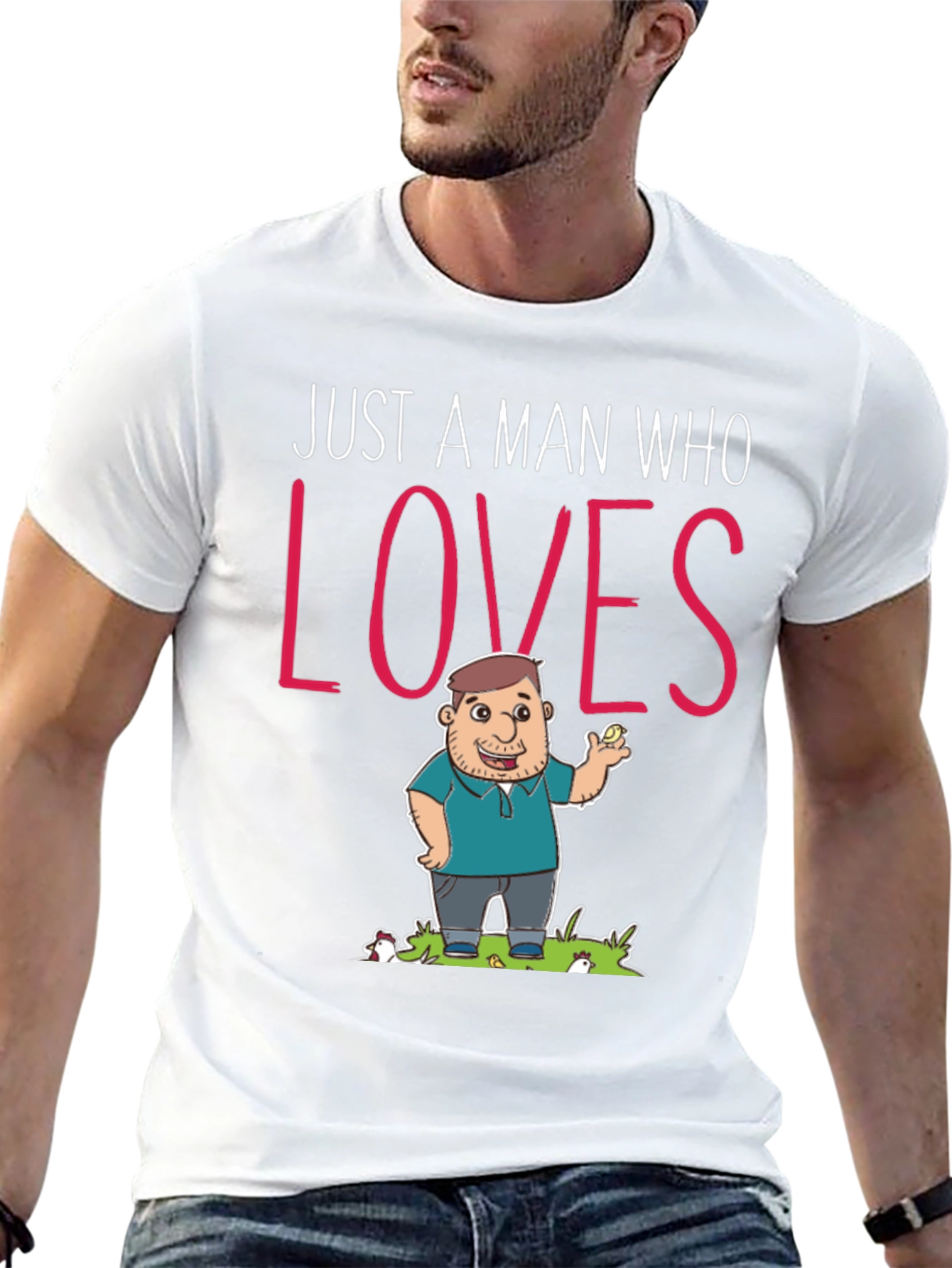 Chicken Lover T-Shirt - Funny Chicken Design