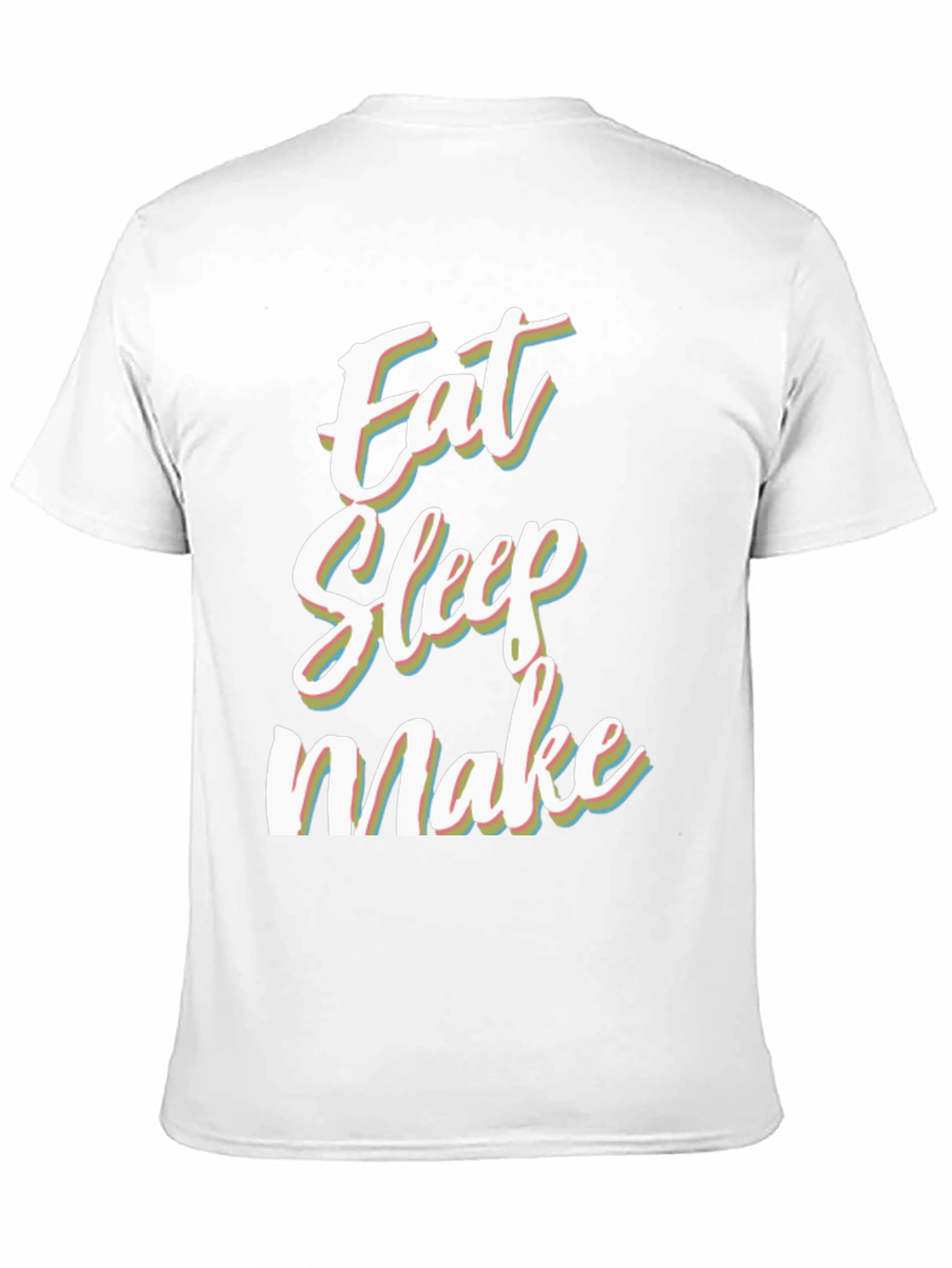 Eat Sleep Make Black Graphic Tee