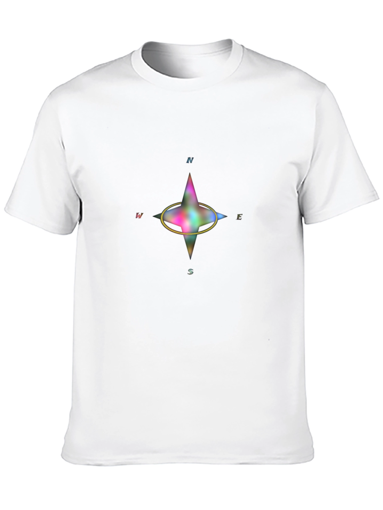 Compass Graphic T-Shirt - Black Casual Wear