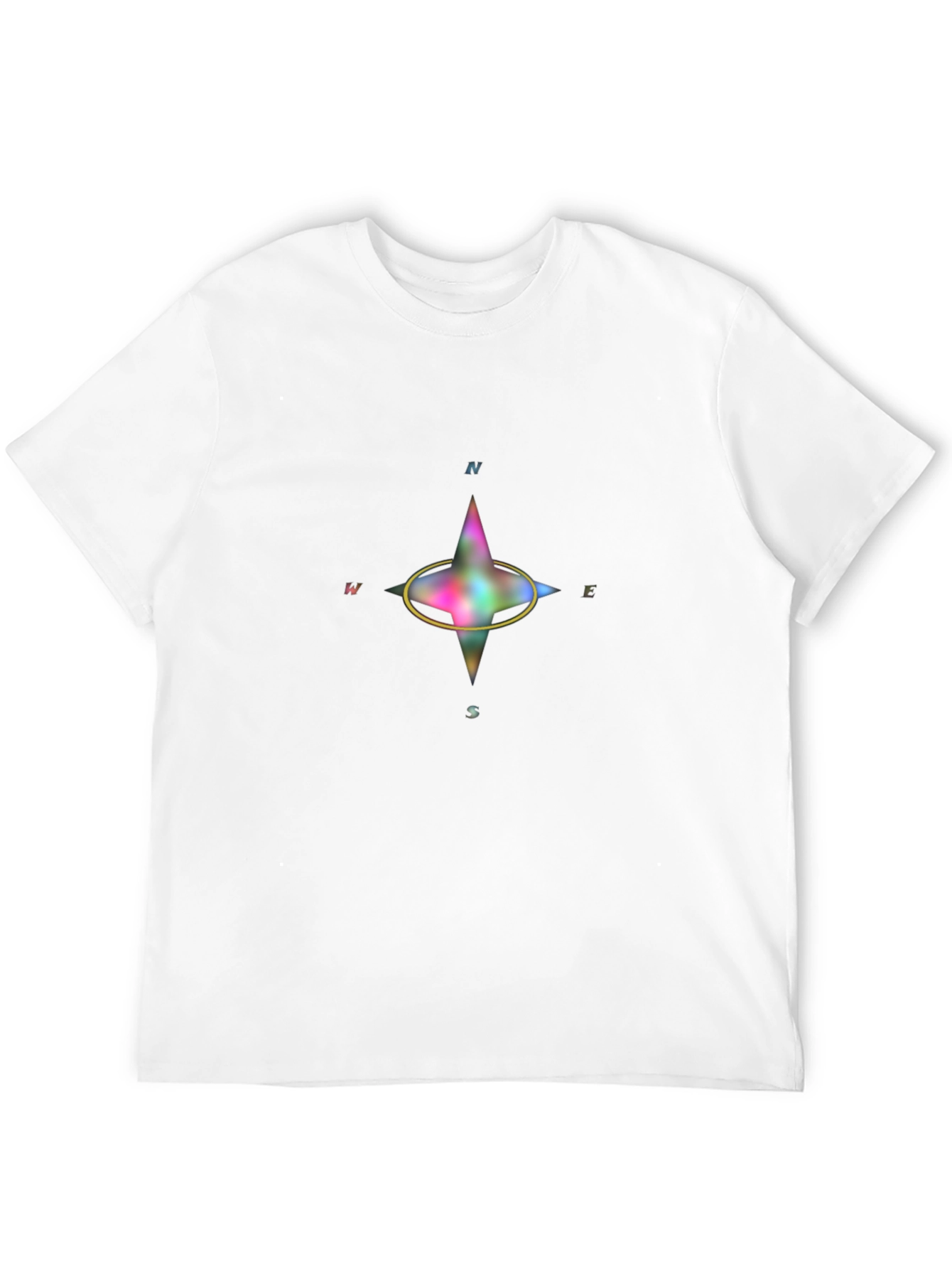 Compass Graphic T-Shirt - Black Casual Wear