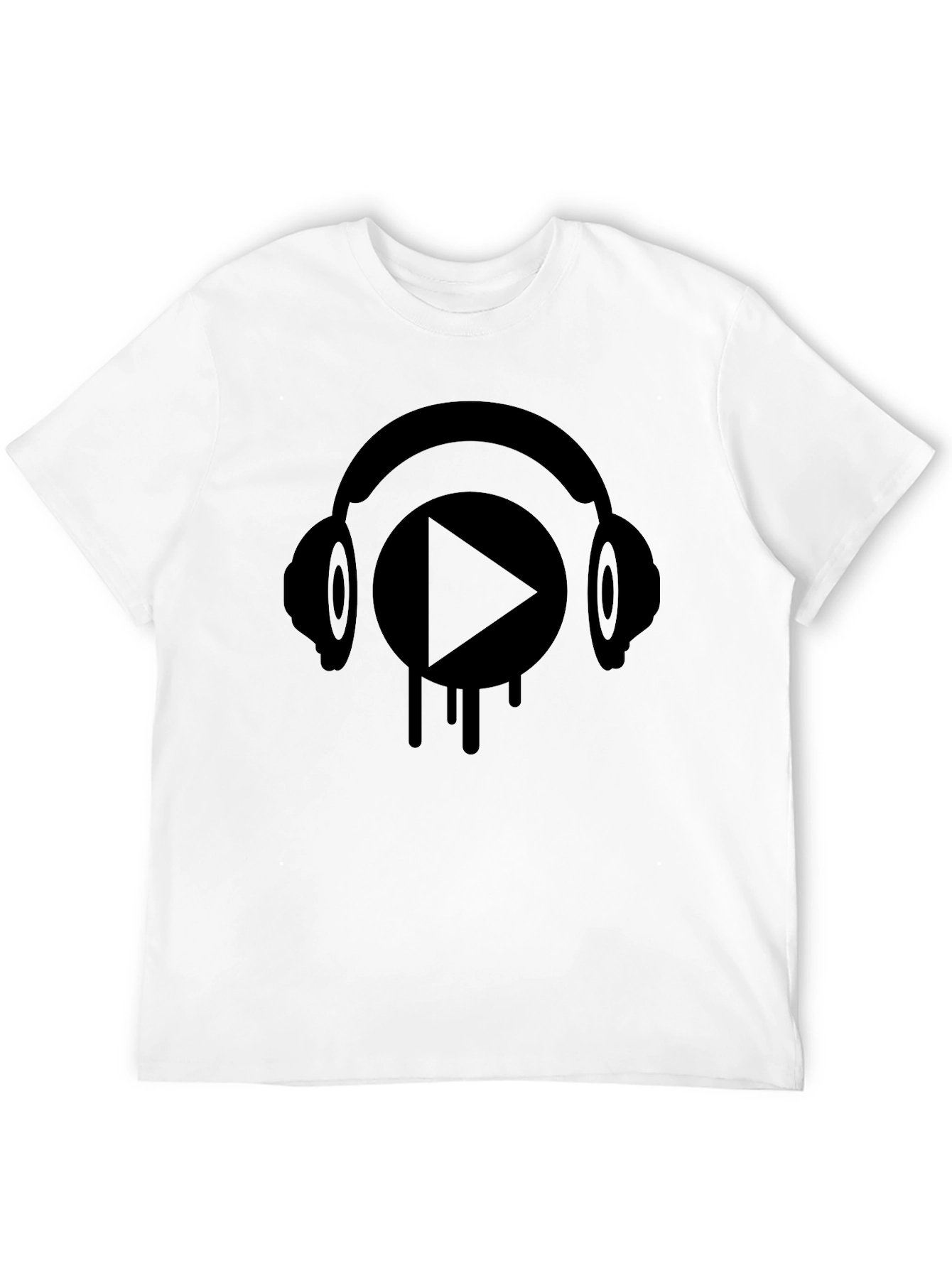 Headphones Play Graphic T-Shirt