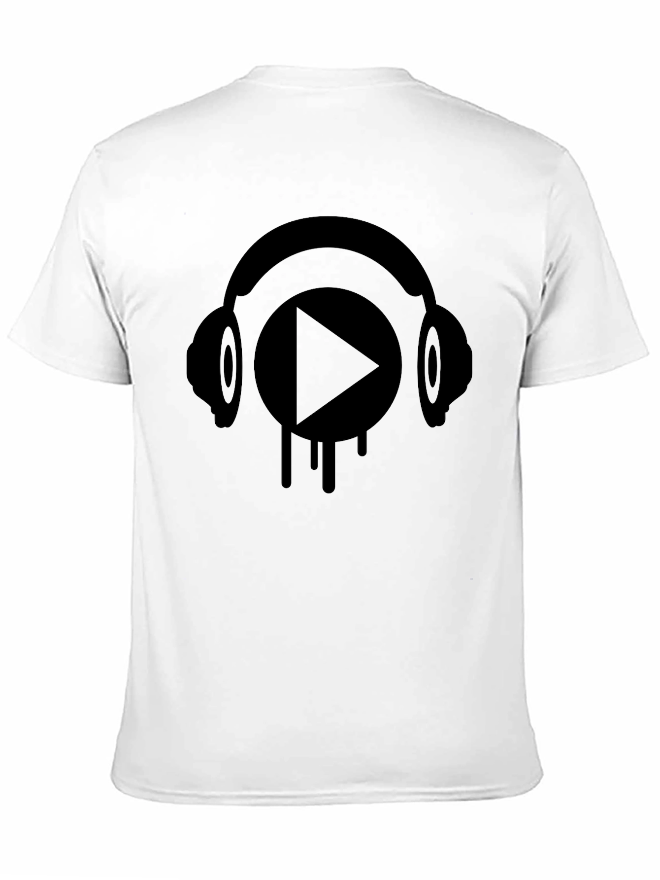 Headphones Play Graphic T-Shirt