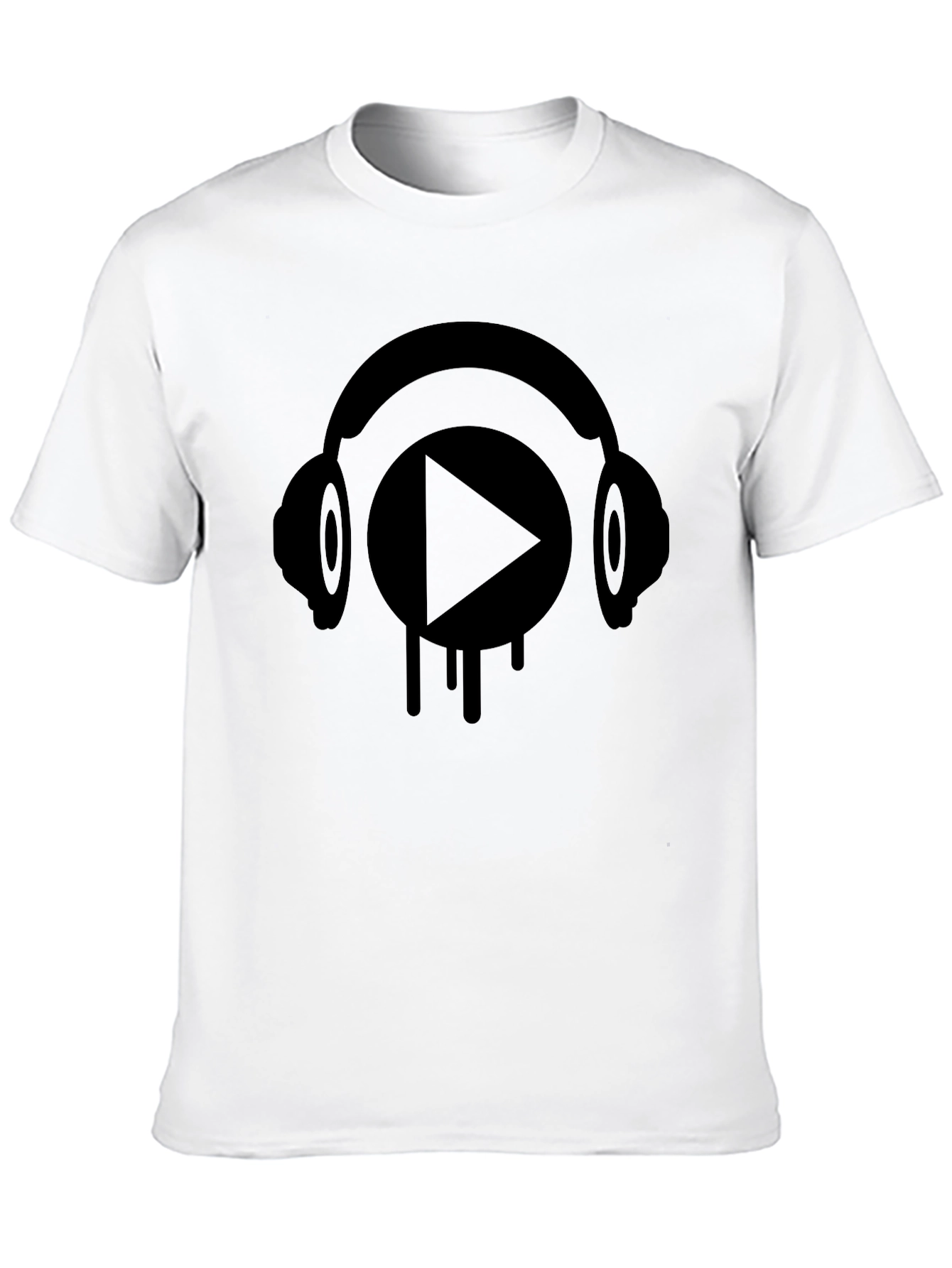 Headphones Play Graphic T-Shirt