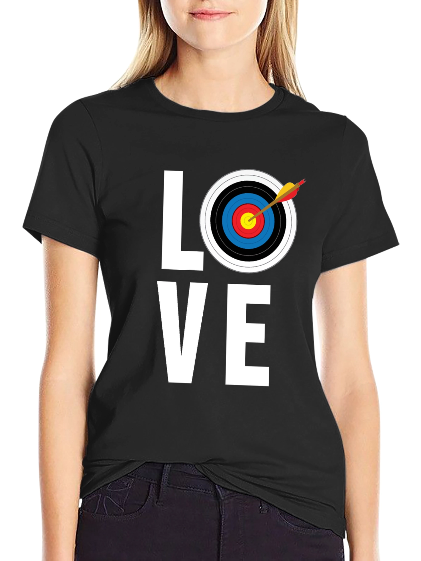 Archery Love Graphic Tee - Black