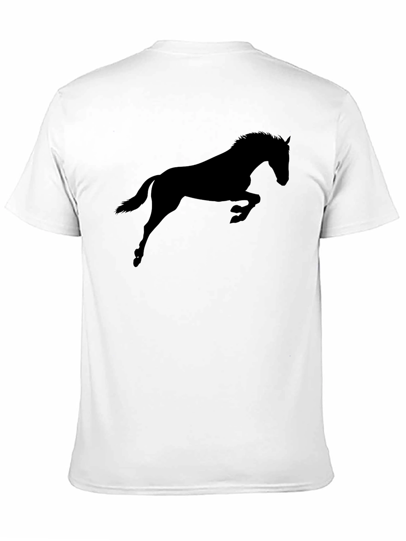 Black Horse Silhouette Graphic Tee