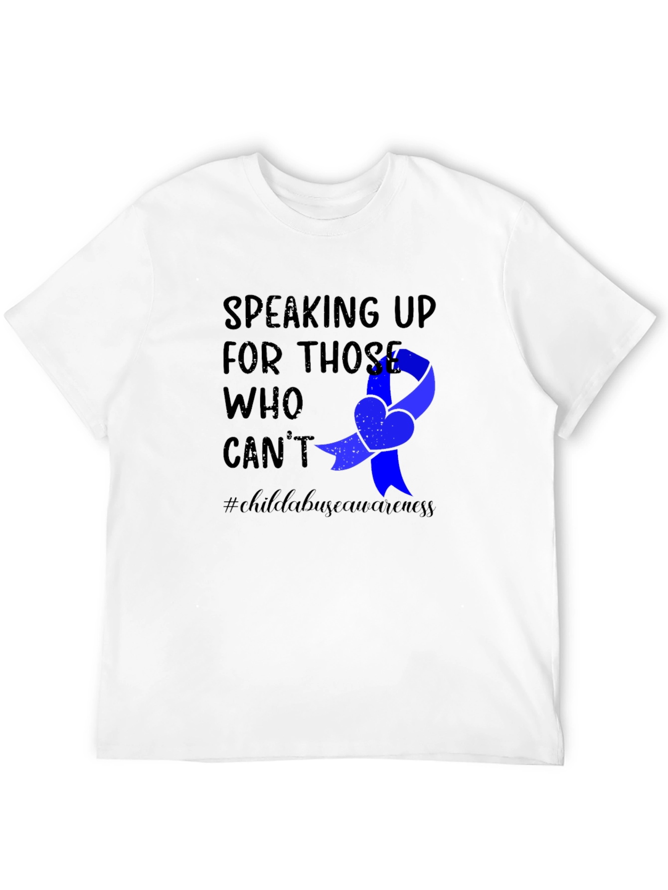 Child Abuse Awareness Tee - Speaking Up T-Shirt