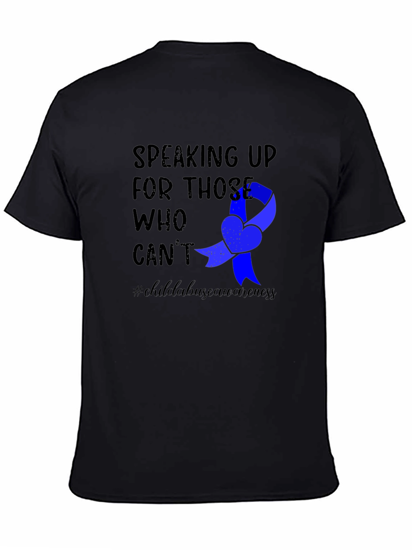 Child Abuse Awareness Tee - Speaking Up T-Shirt