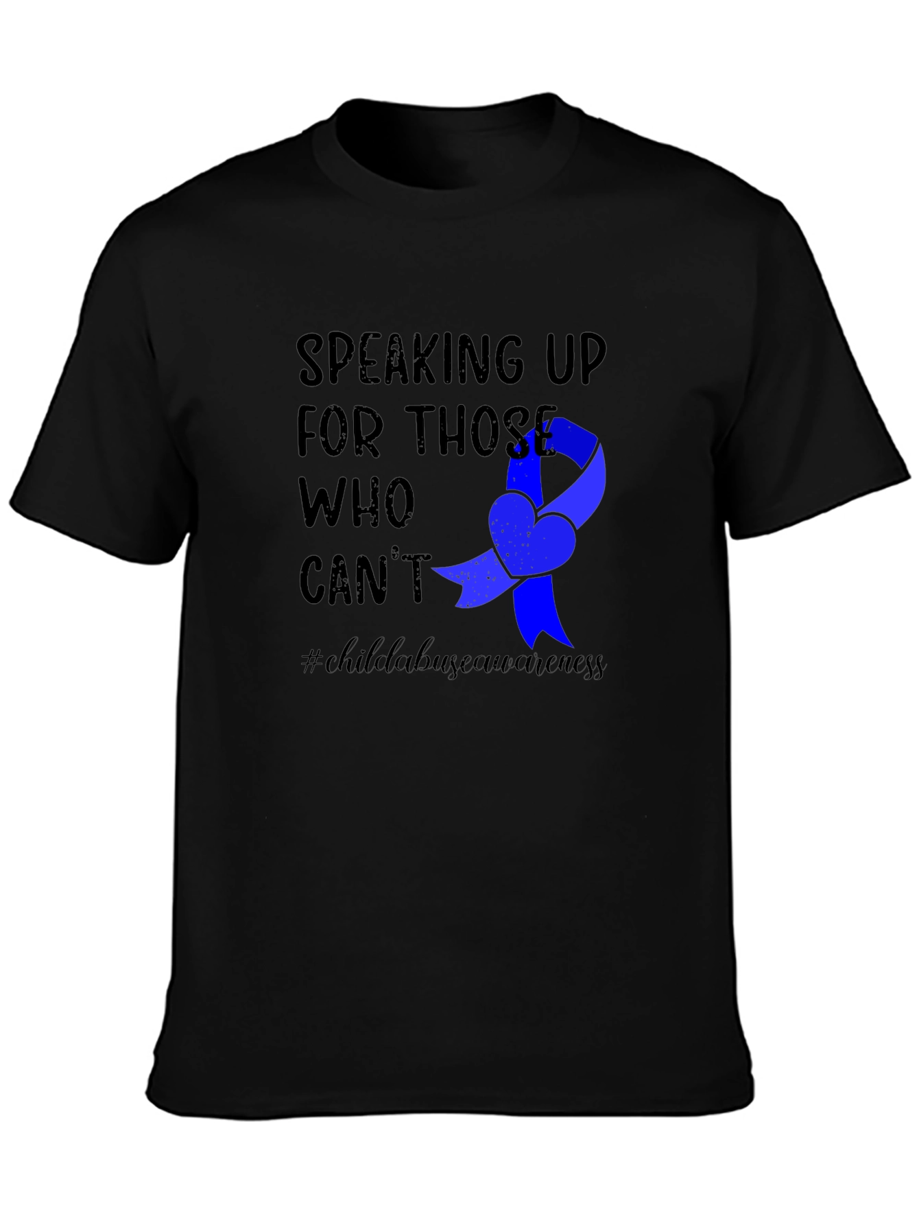 Child Abuse Awareness Tee - Speaking Up T-Shirt
