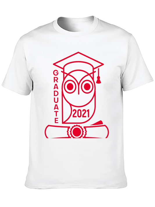Graduate Owl 2021 Graphic T-Shirt