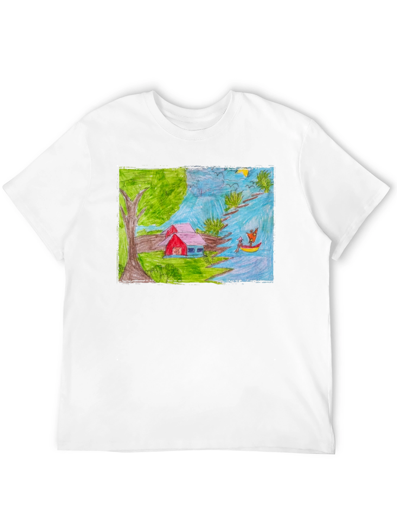 Artistic Hand-Drawn T-Shirt