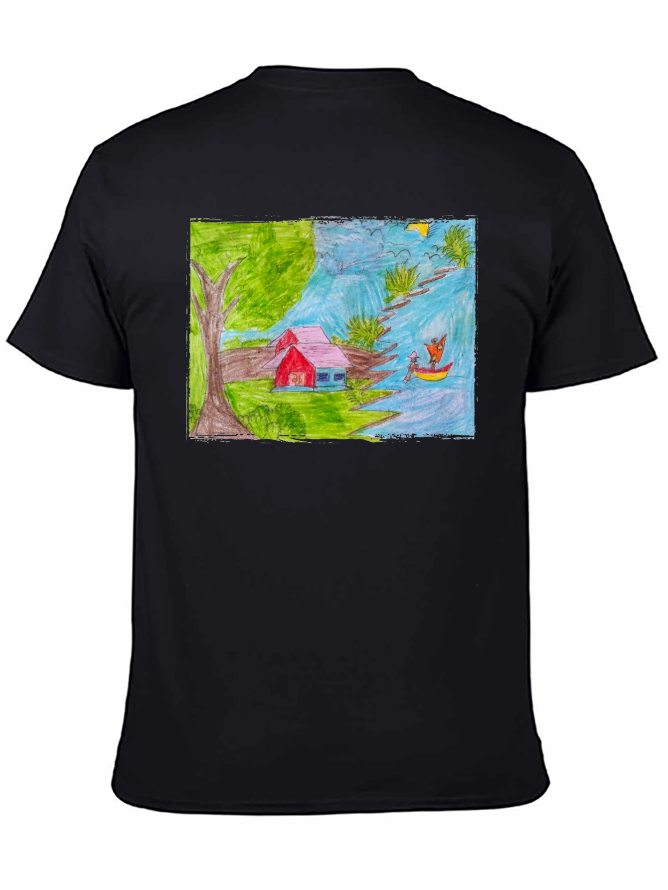 Artistic Hand-Drawn T-Shirt