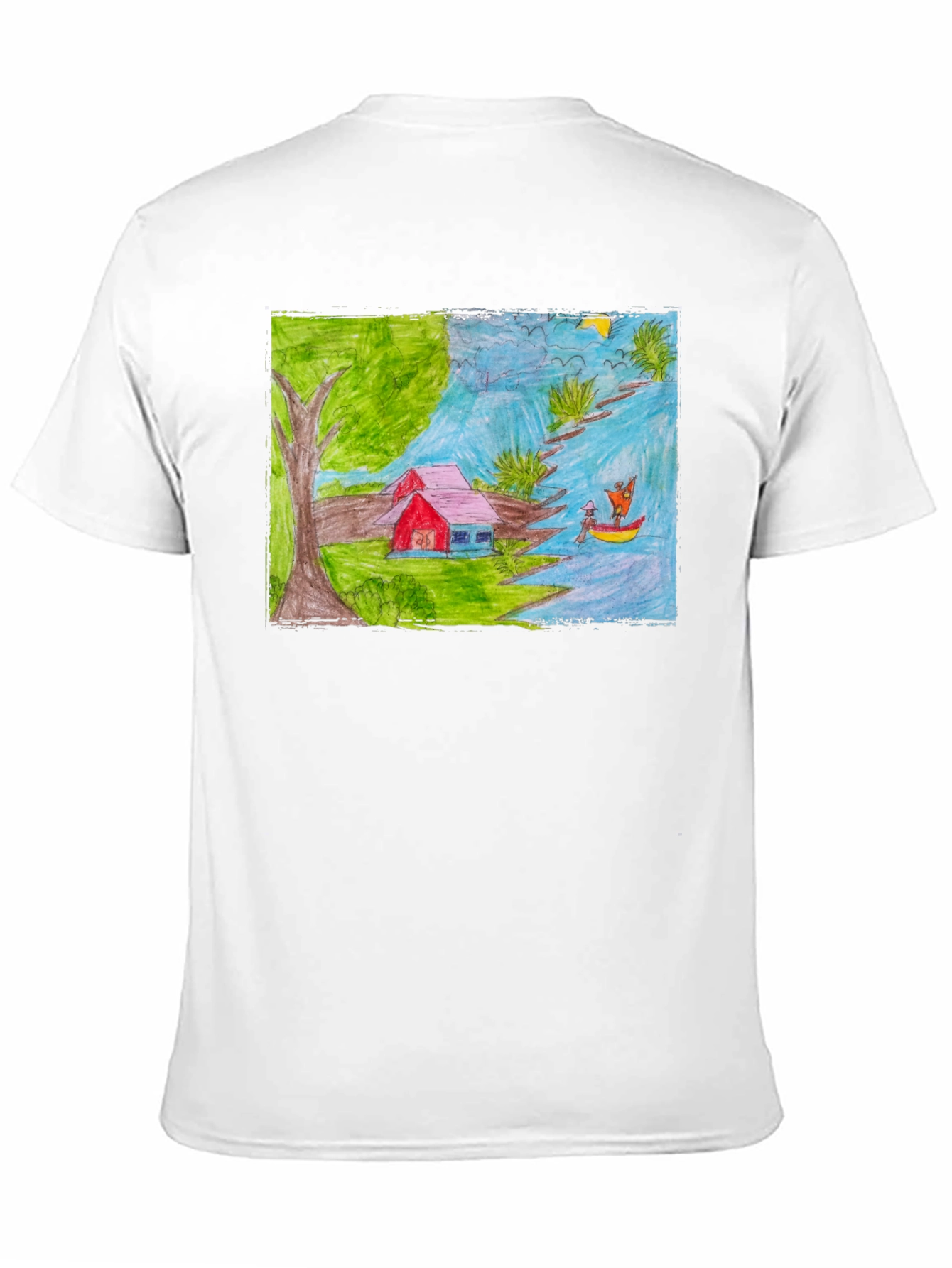 Artistic Hand-Drawn T-Shirt