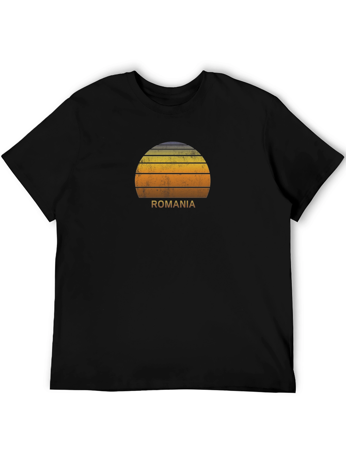 Romania Sunset Graphic T-Shirt