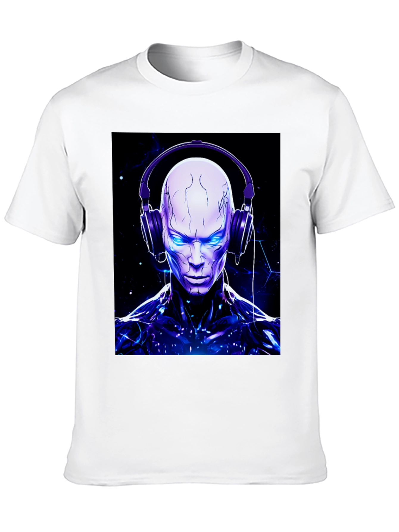 Cyberpunk DJ Graphic Tee - Unique Design