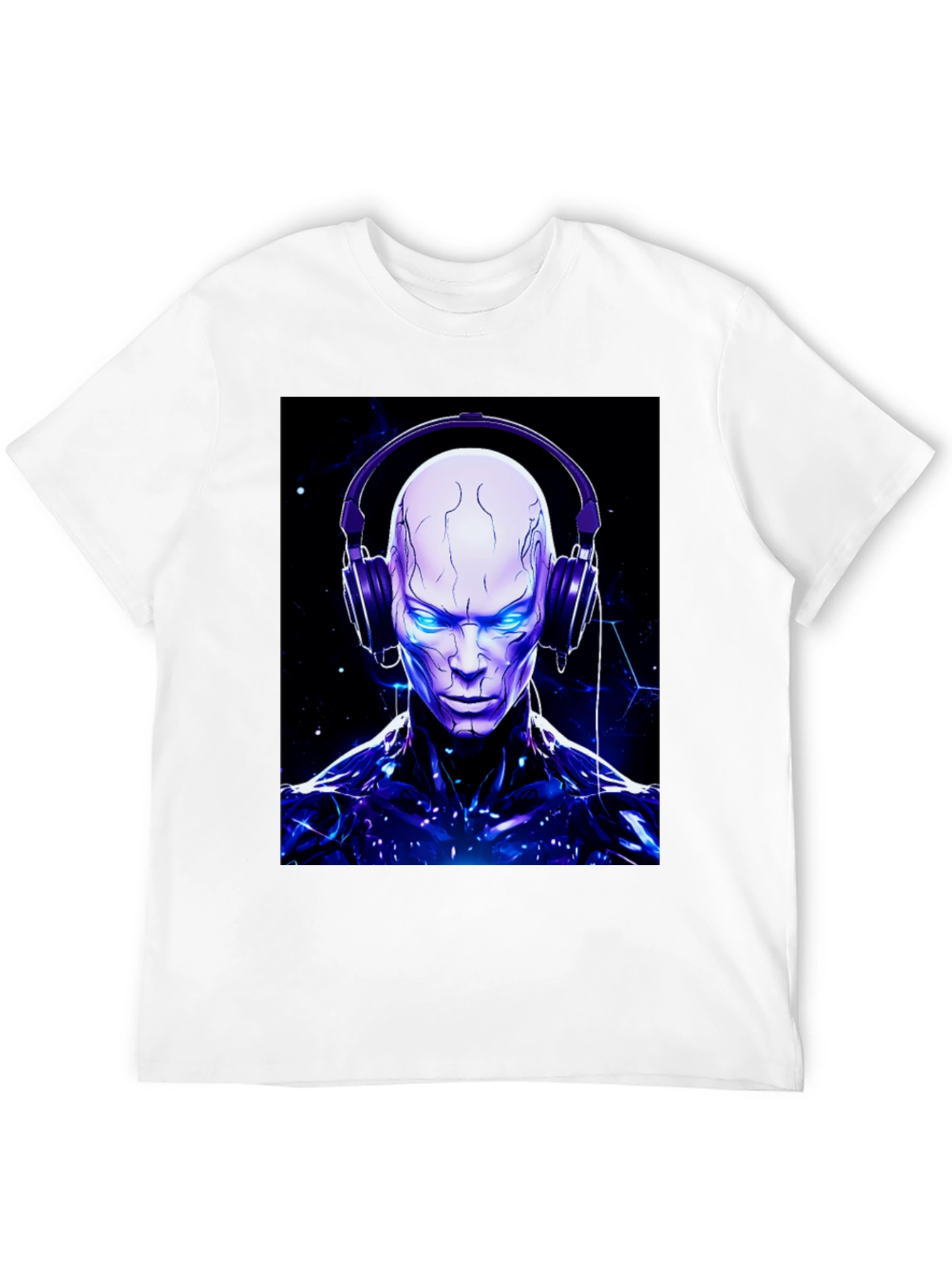 Cyberpunk DJ Graphic Tee - Unique Design