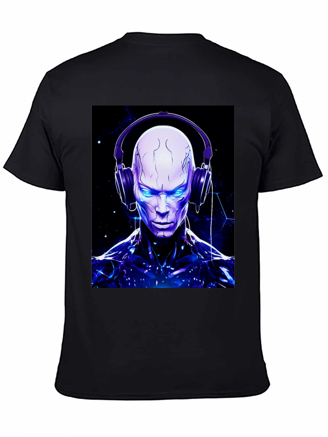 Cyberpunk DJ Graphic Tee - Unique Design