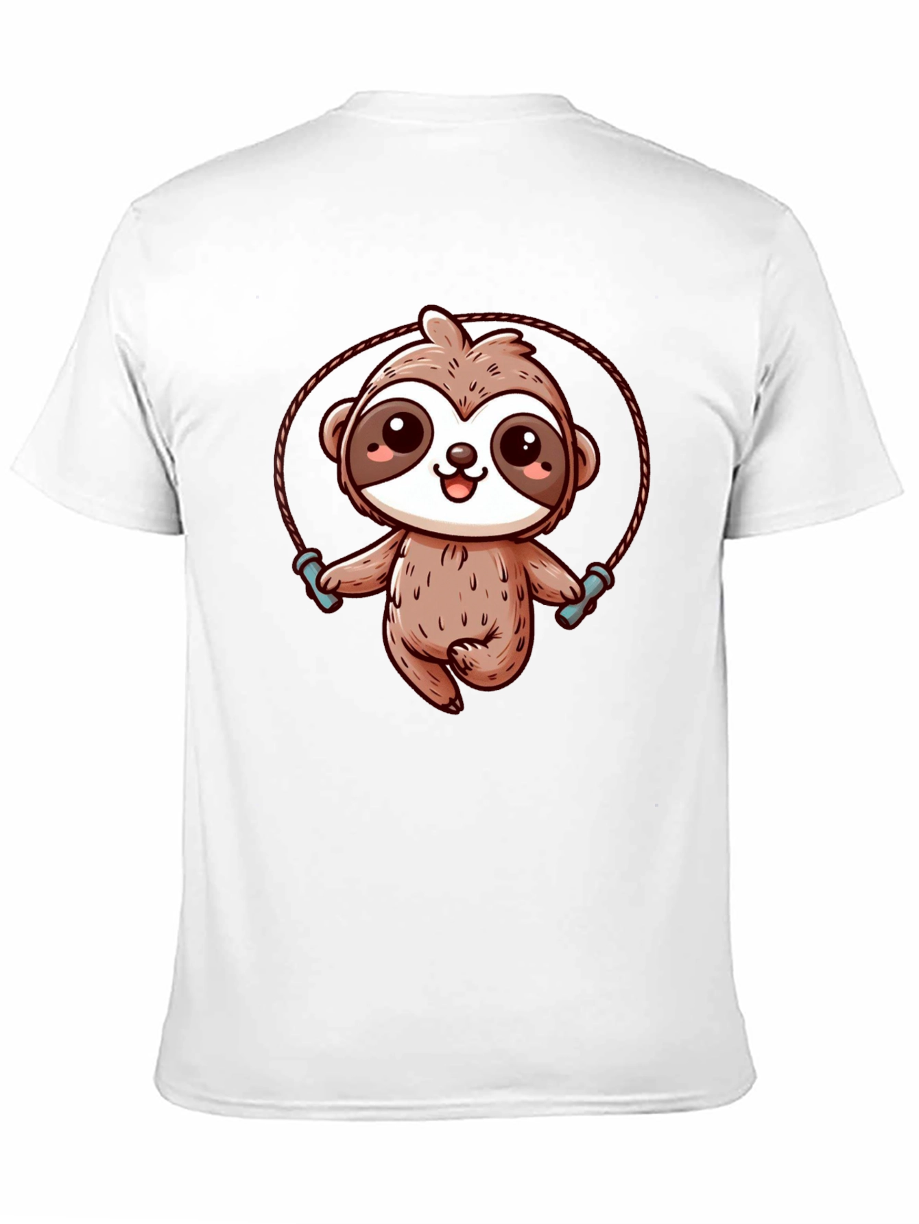 Sloth Skipping Rope Graphic T-Shirt