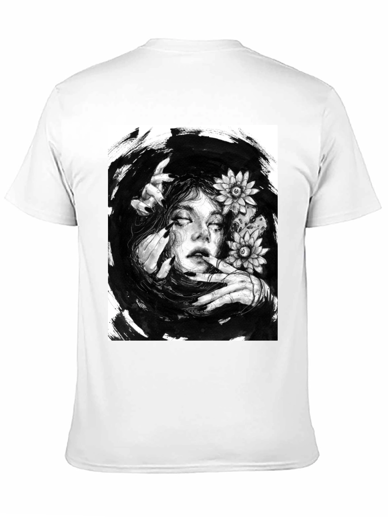Mystic Woman Graphic T-Shirt - Black Cotton Tee