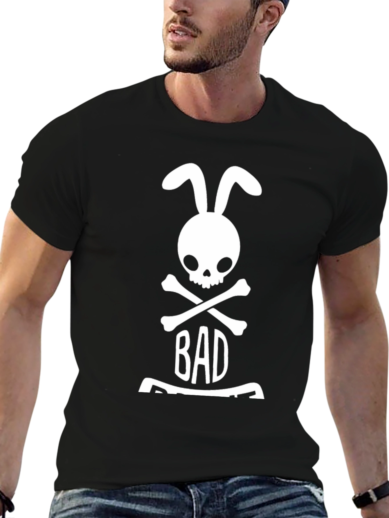 Bad Bunny Skull T-Shirt - Graphic Tee
