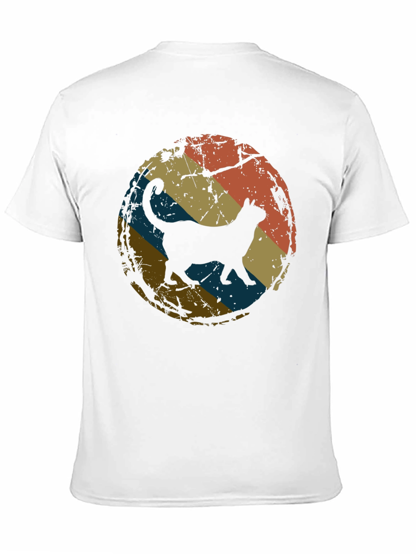 Retro Cat Silhouette T-Shirt