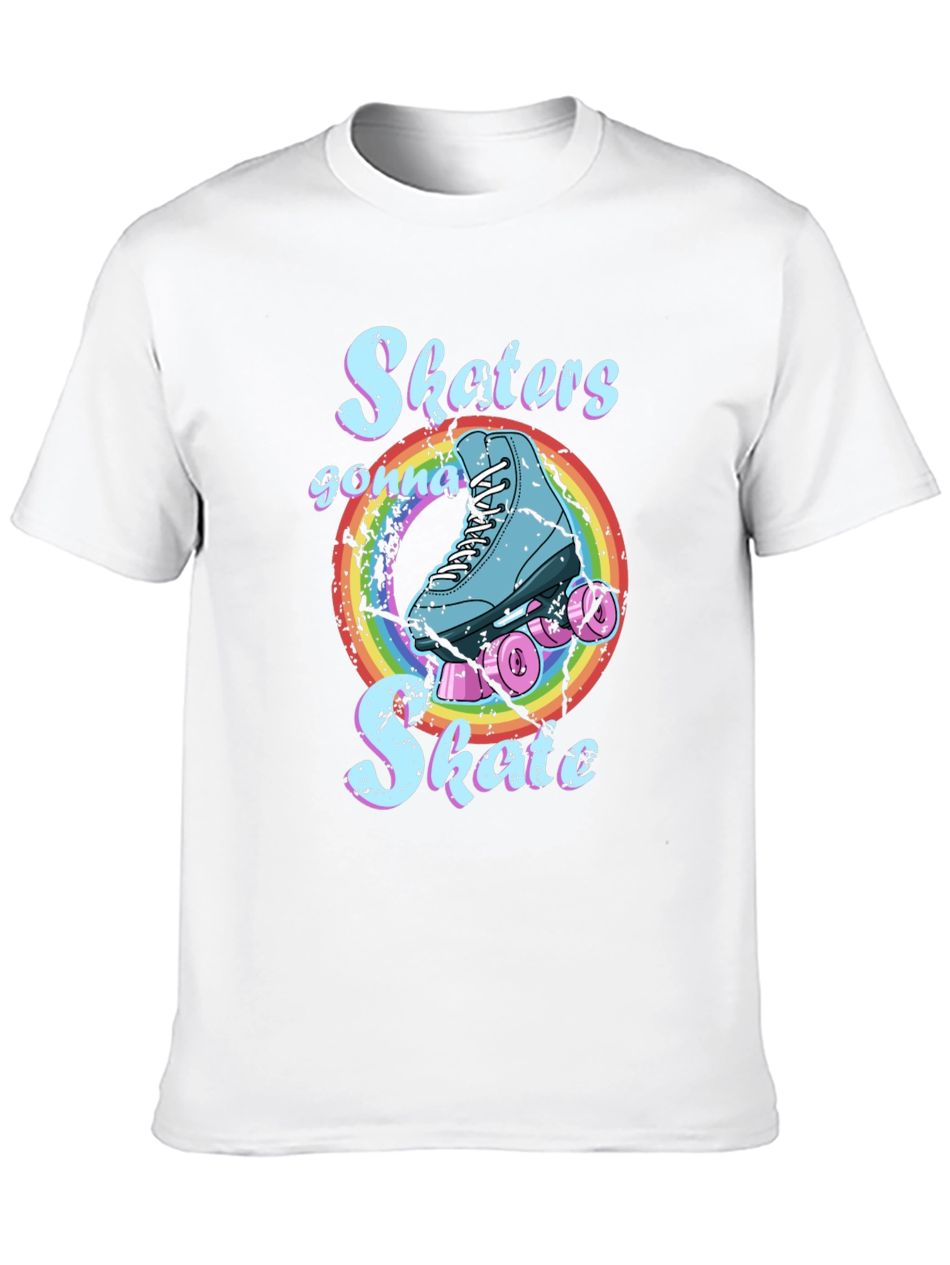 Skater Rainbow Graphic Tee