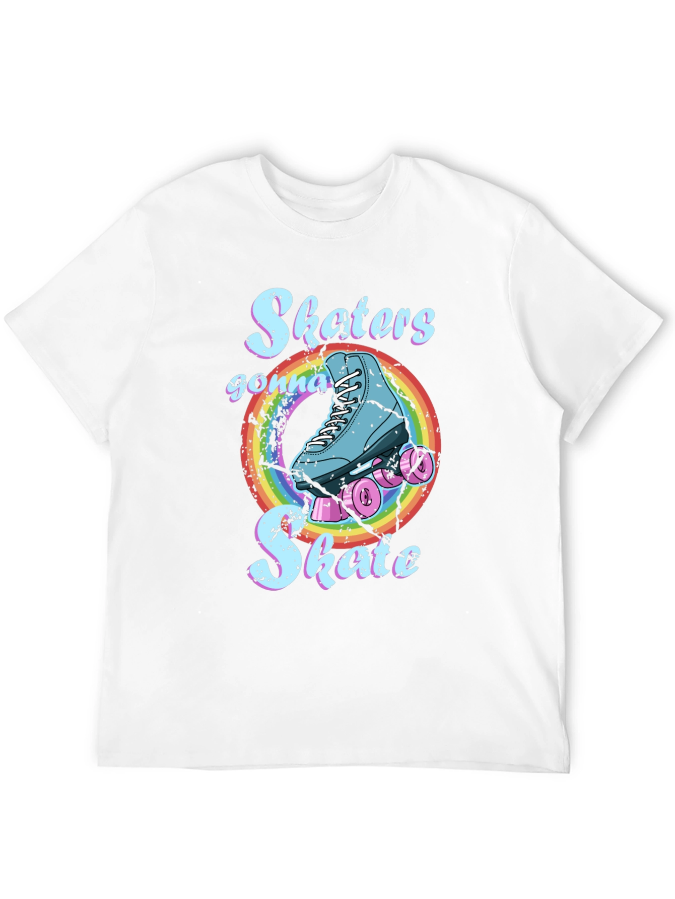 Skater Rainbow Graphic Tee