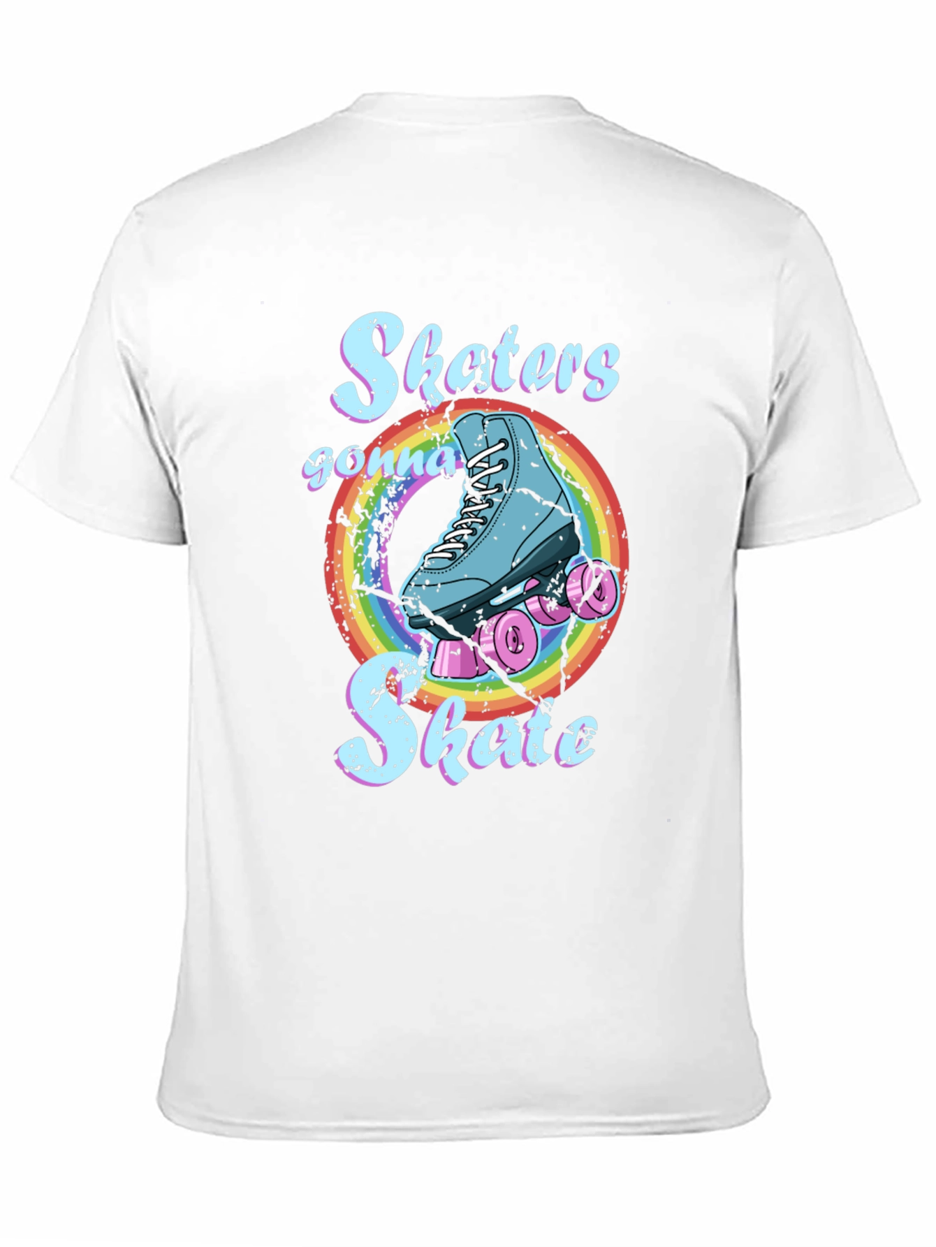 Skater Rainbow Graphic Tee