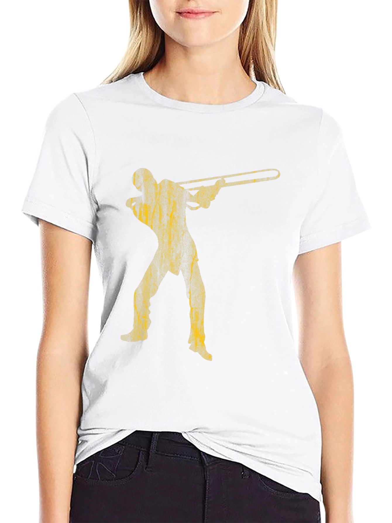 Trombone Player Black T-Shirt