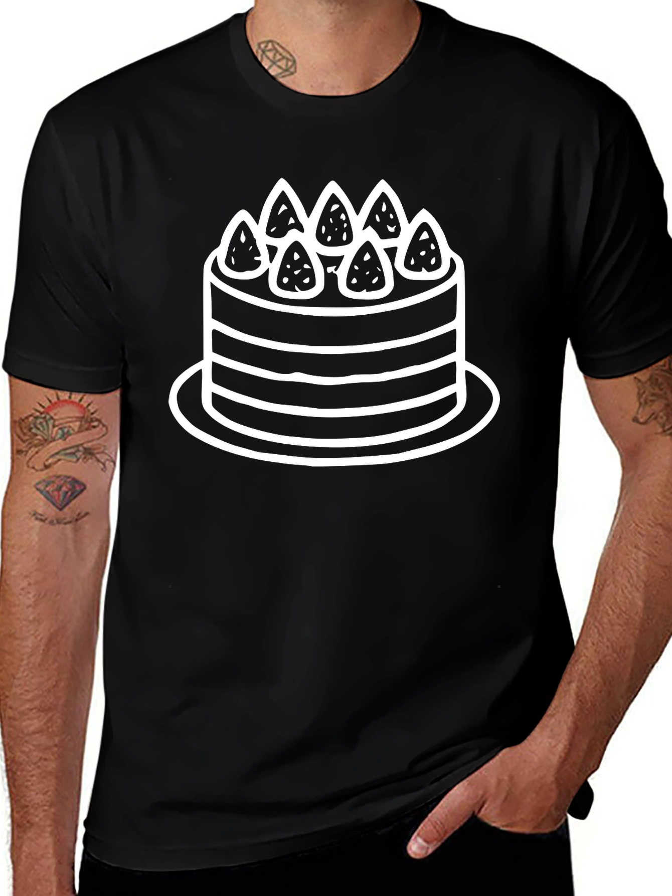 Cake Graphic Tee - Sweet Treat T-Shirt