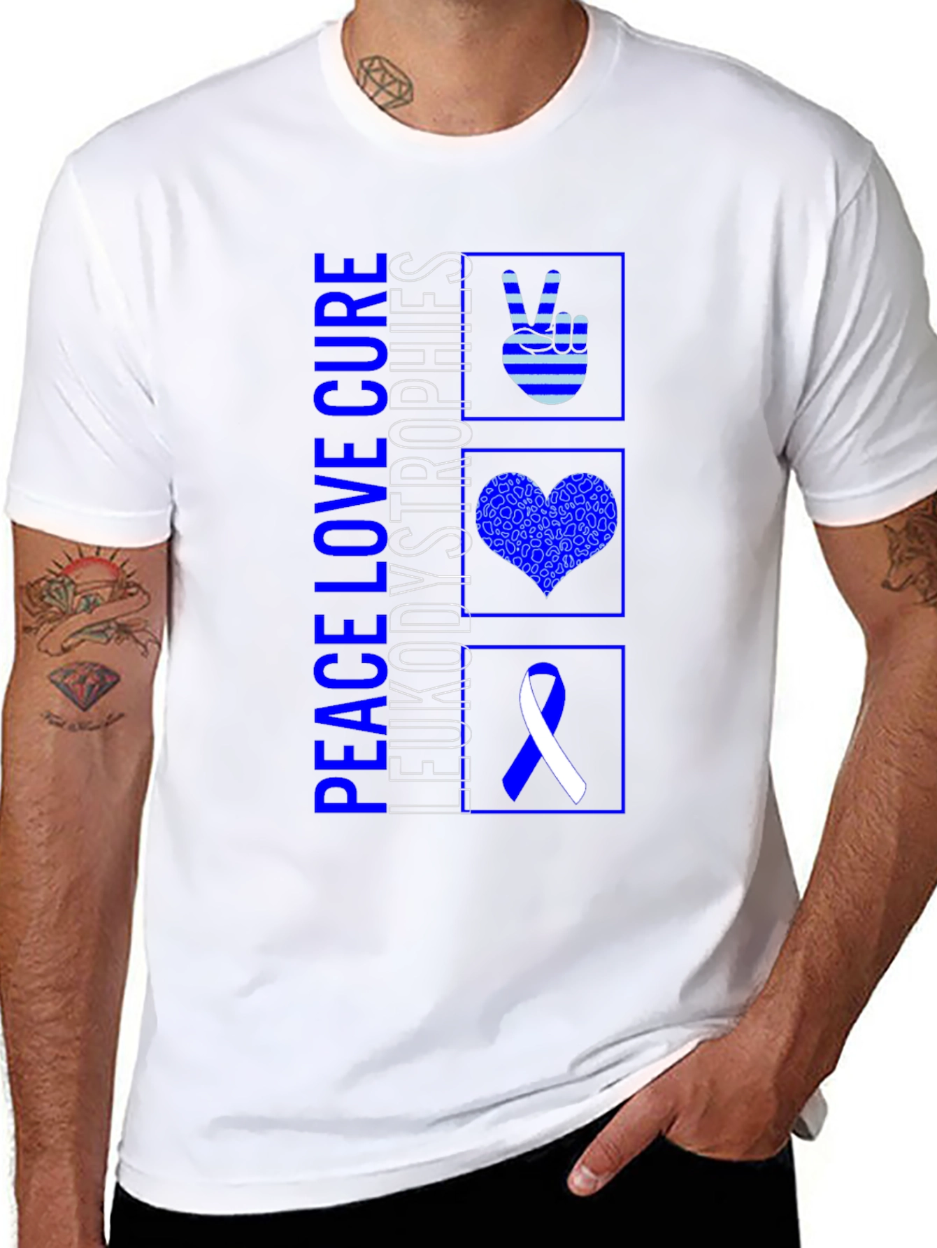 Peace Love Cure Leukodystrophies T-Shirt