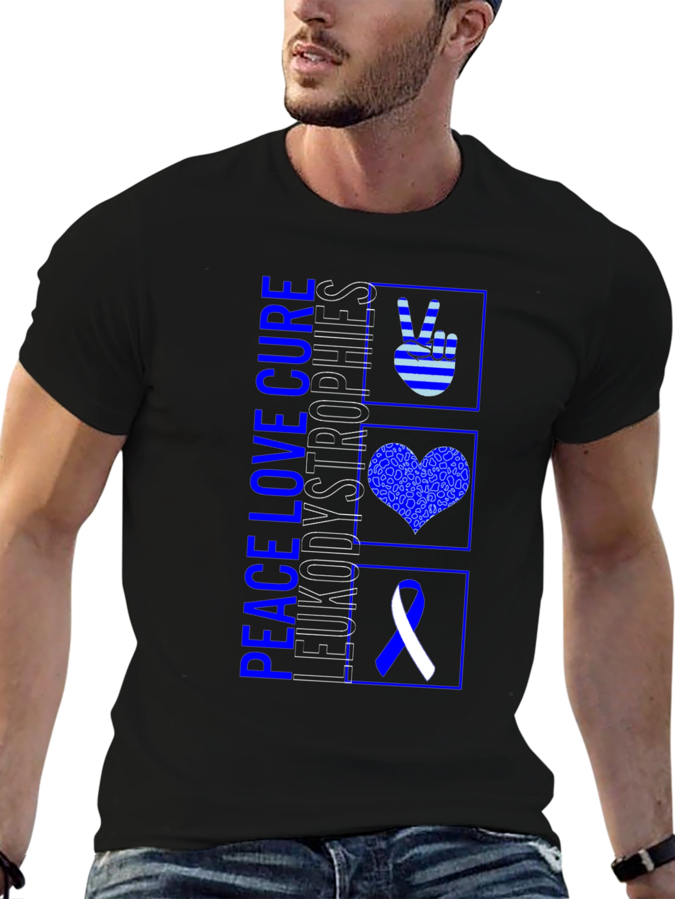 Peace Love Cure Leukodystrophies T-Shirt