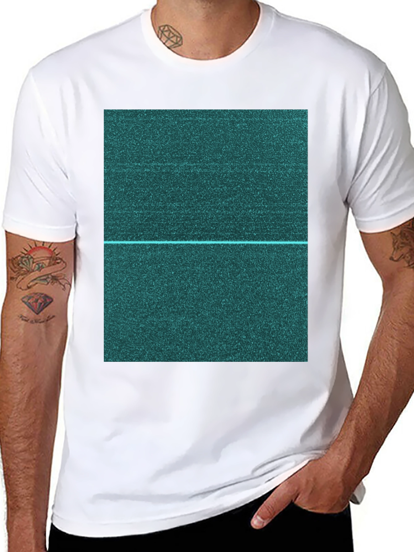 Abstract Graphic Tee - Modern Print T-Shirt