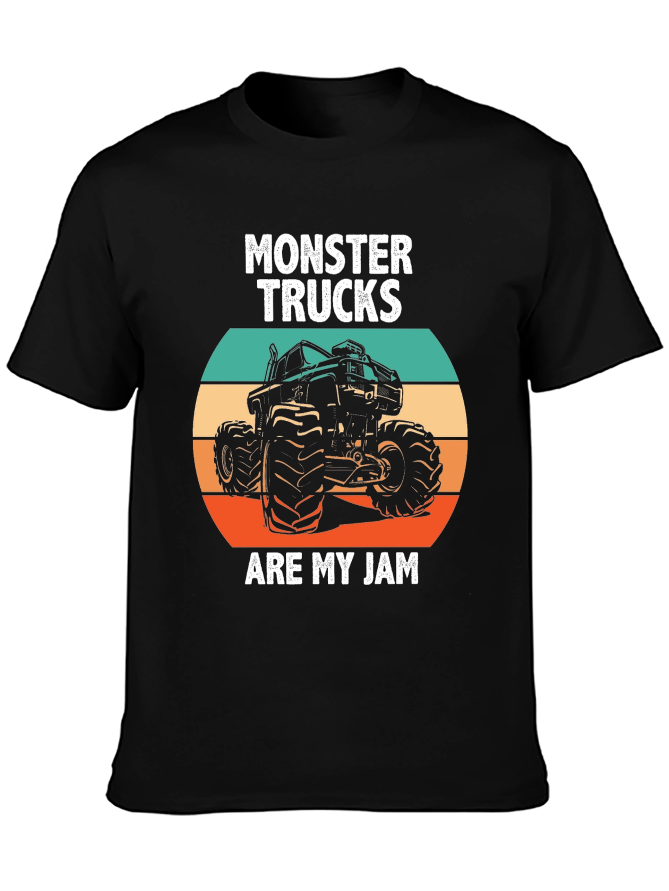 Monster Truck Jam Tee - Bold Graphic Print T-Shirt