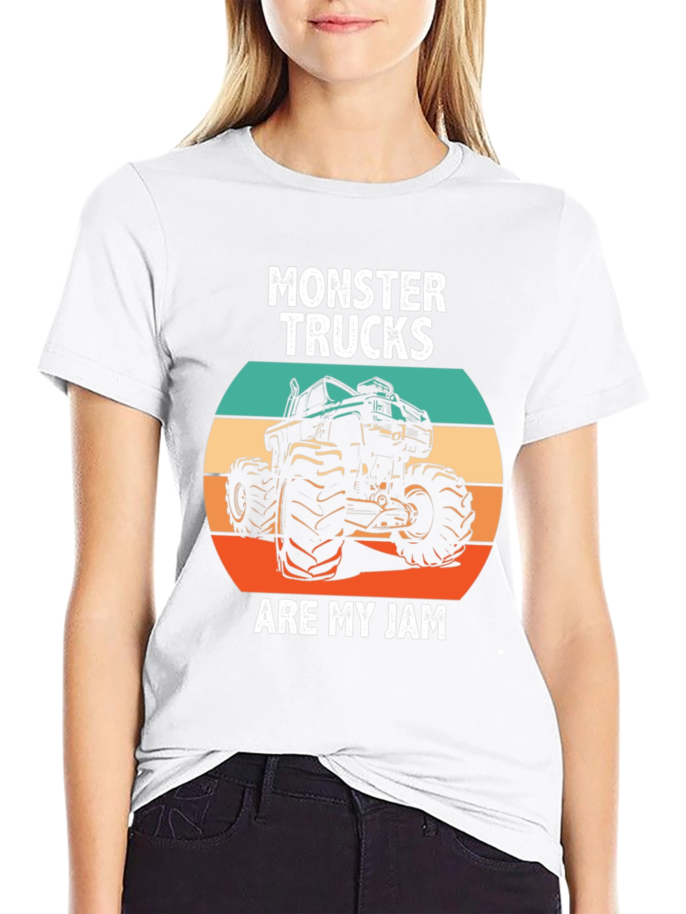 Monster Truck Jam Tee - Bold Graphic Print T-Shirt